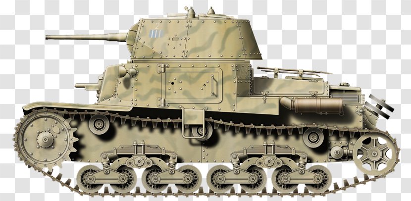 Churchill Tank Second World War Fiat M13/40 Italian Army - Vehicle Transparent PNG