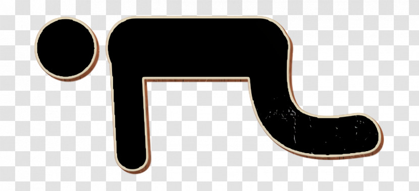 Man Doing Pushups Icon Sports Icon Gym Icon Transparent PNG