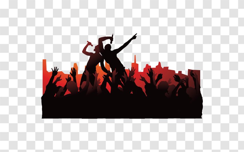 Singing Musical Ensemble Silhouette Concert - Rock Vector Transparent PNG