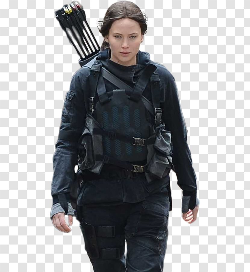 Katniss Everdeen The Hunger Games: Mockingjay – Part 1 Peeta Mellark - Games 2 - Outerwear Transparent PNG