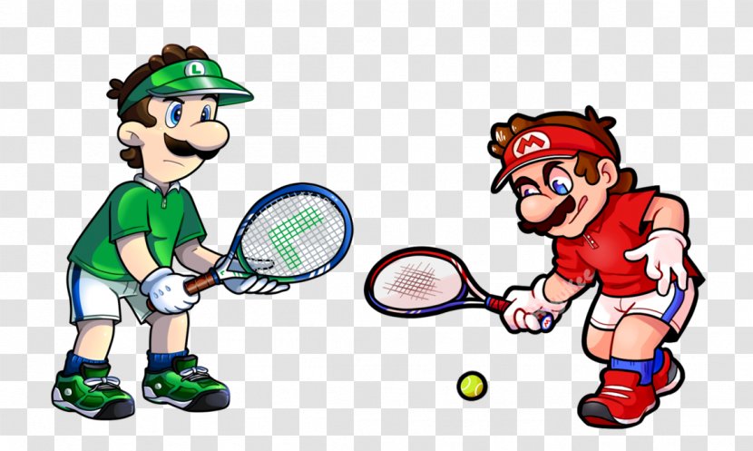 Mario Tennis Aces Bros. Luigi Super Odyssey - Racket Transparent PNG