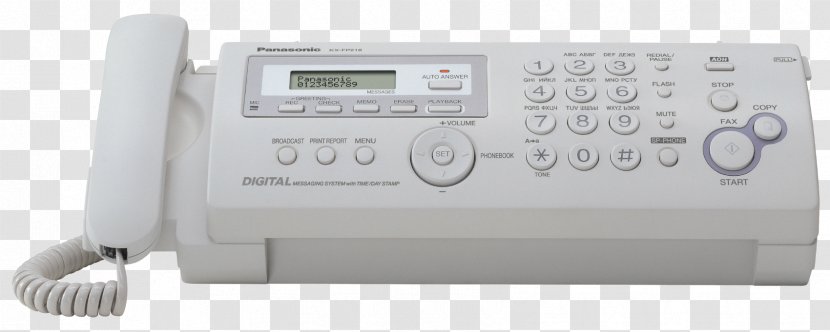 Fax Panasonic Canon Consumer Electronics Machine - Telephone - Printer Transparent PNG