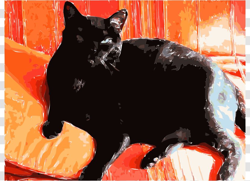 Black Cat Clip Art - Domestic Short Haired - Shift Cliparts Transparent PNG