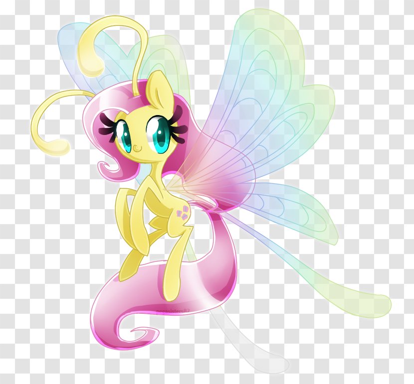 My Little Pony: Friendship Is Magic Fandom Fluttershy DeviantArt - Insect - Fluttering Butterflies Transparent PNG