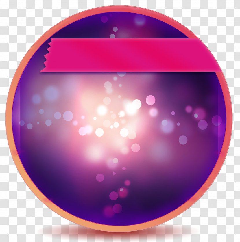 Purple Dream Circle Border Texture - Computer Graphics - Mapping Transparent PNG