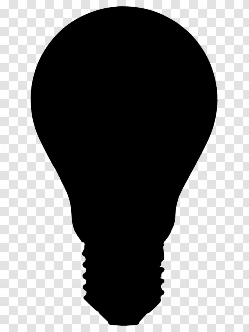 Image Clip Art Silhouette - Light Bulb - Blackandwhite Transparent PNG