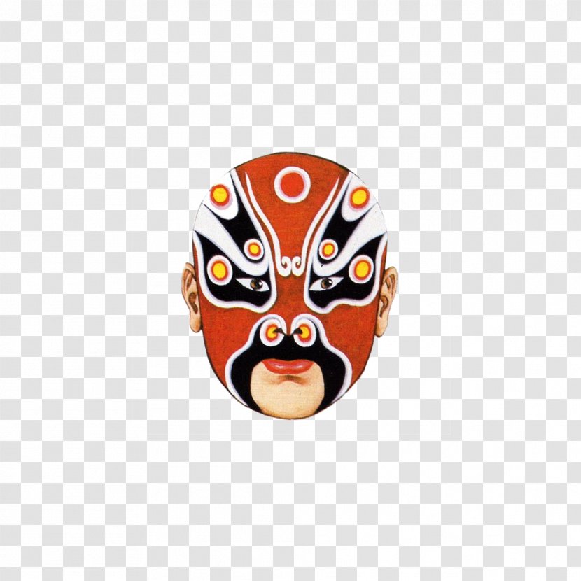 Peking Opera Chinese Mask Painting - Facebook Transparent PNG