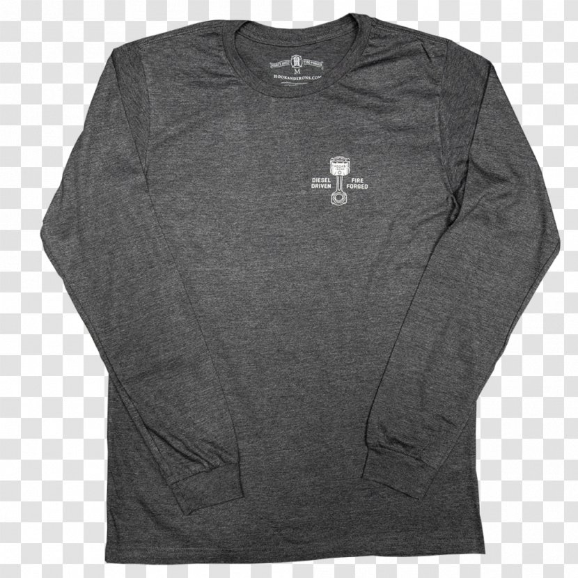 Sleeve Black M - Long Sleeved T Shirt - Gray Hook Transparent PNG
