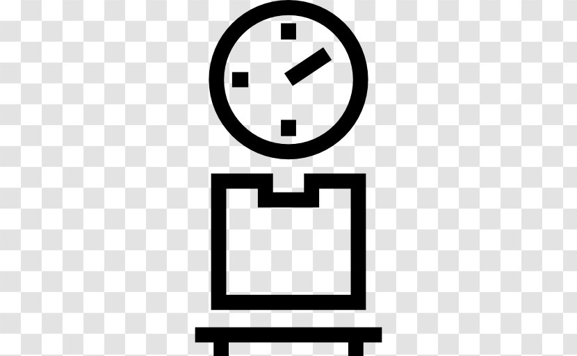 Clock Drawing Red - Weight Transparent PNG