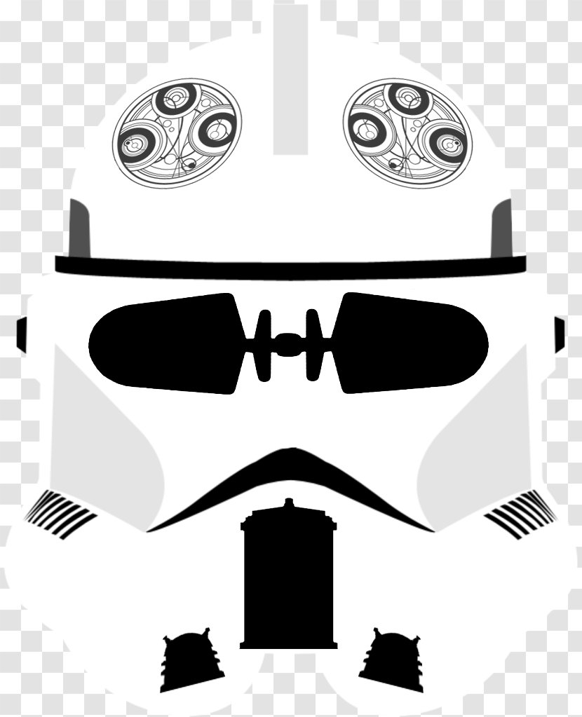 Stormtrooper Clone Trooper Star Wars Black And White Imperial Scout Transparent PNG
