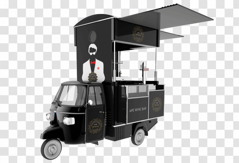 Cafe Bakfiets Restaurant Motor Vehicle Food - Italian Truck Designs Transparent PNG