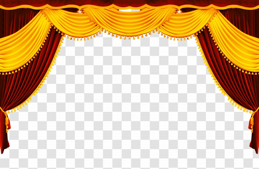 Theater Drapes And Stage Curtains Theatre - Festive Transparent PNG