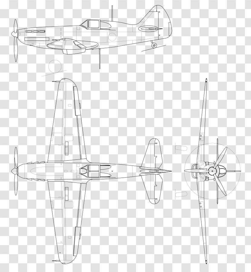 Propeller Aircraft Helicopter Aviation Sketch - Engine Transparent PNG