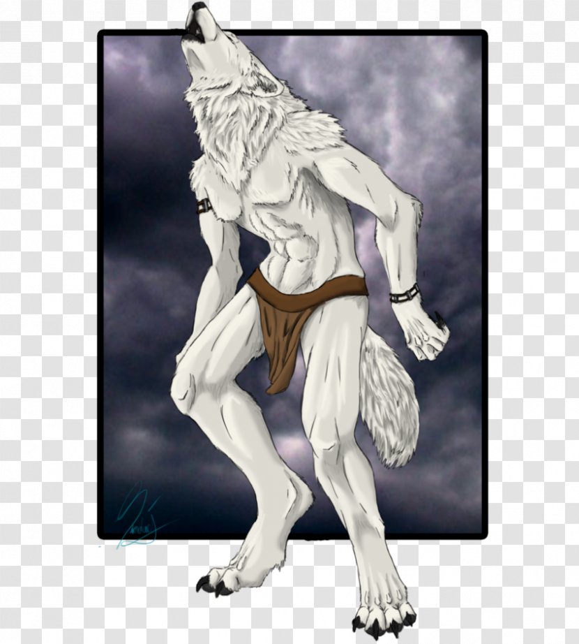 Gray Wolf Drawing Werewolf Sculpture - Figurine - Howl Transparent PNG