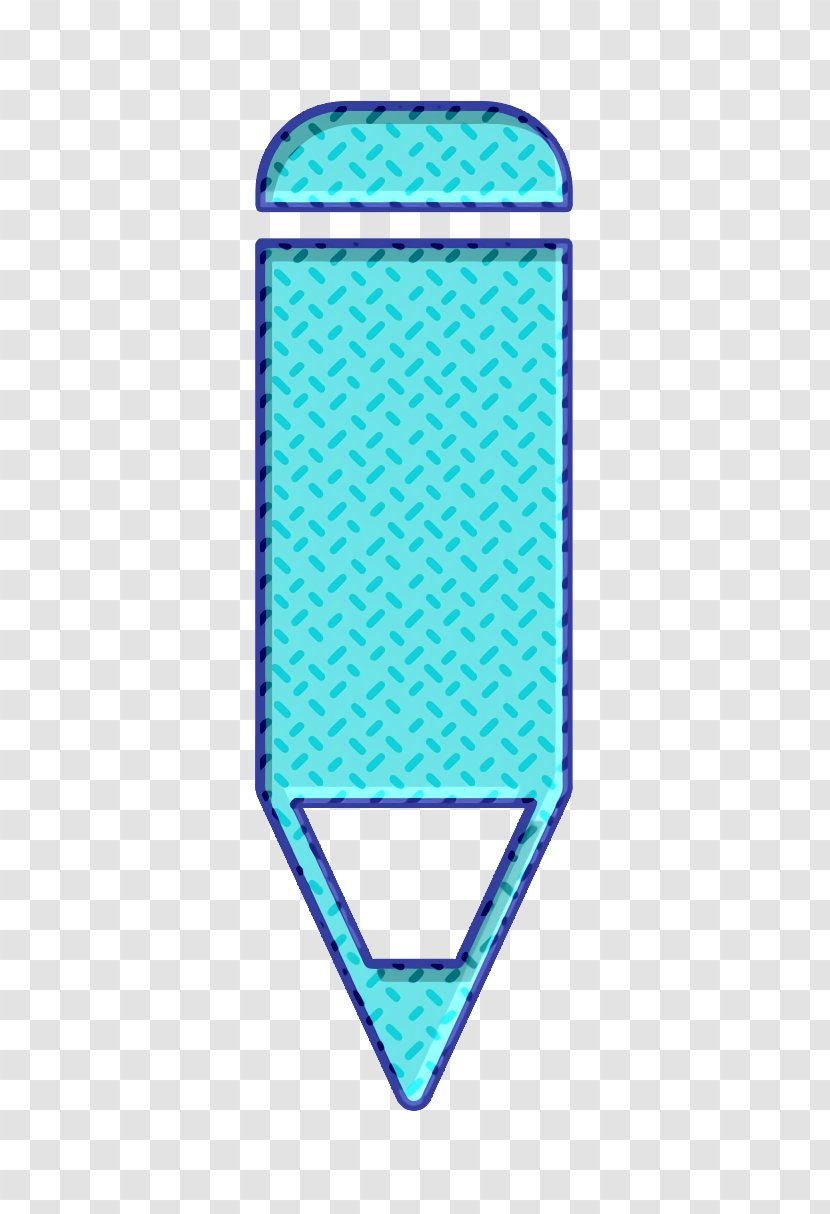 Edit Icon Pencil Write - Teal Turquoise Transparent PNG