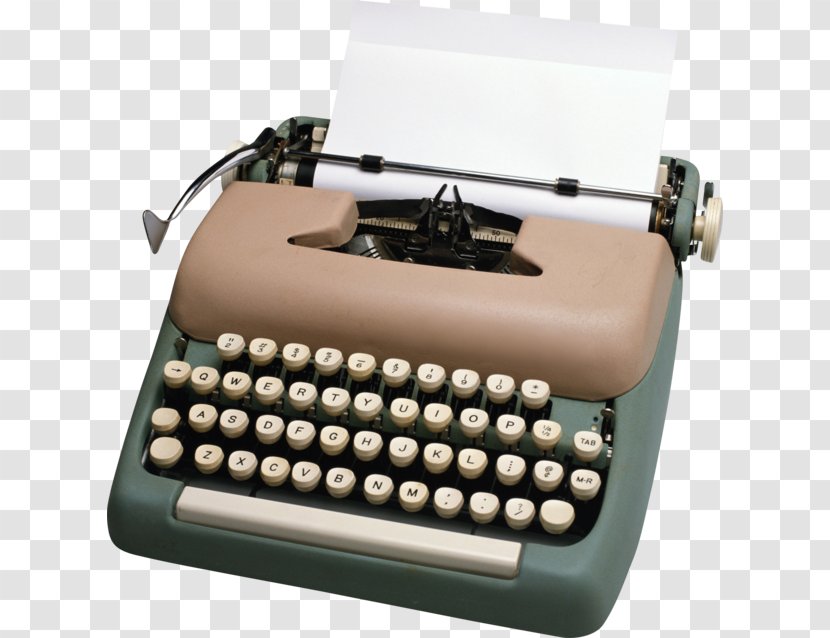Typewriter Writing Typing Author - Copy Typist Transparent PNG