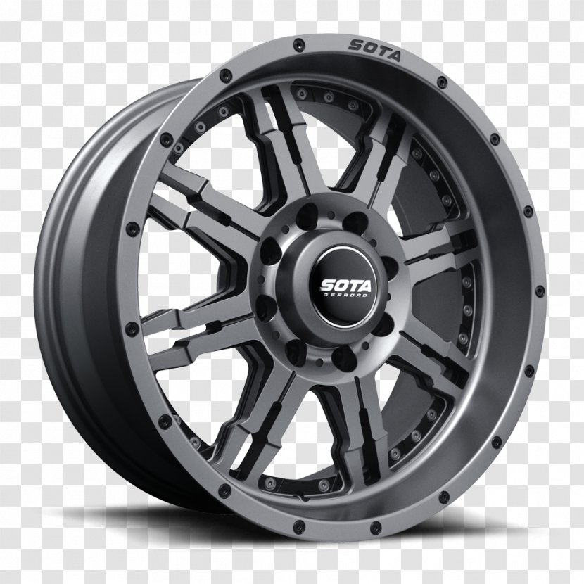 Alloy Wheel Car Land Rover Gunmetal - Hardware Transparent PNG