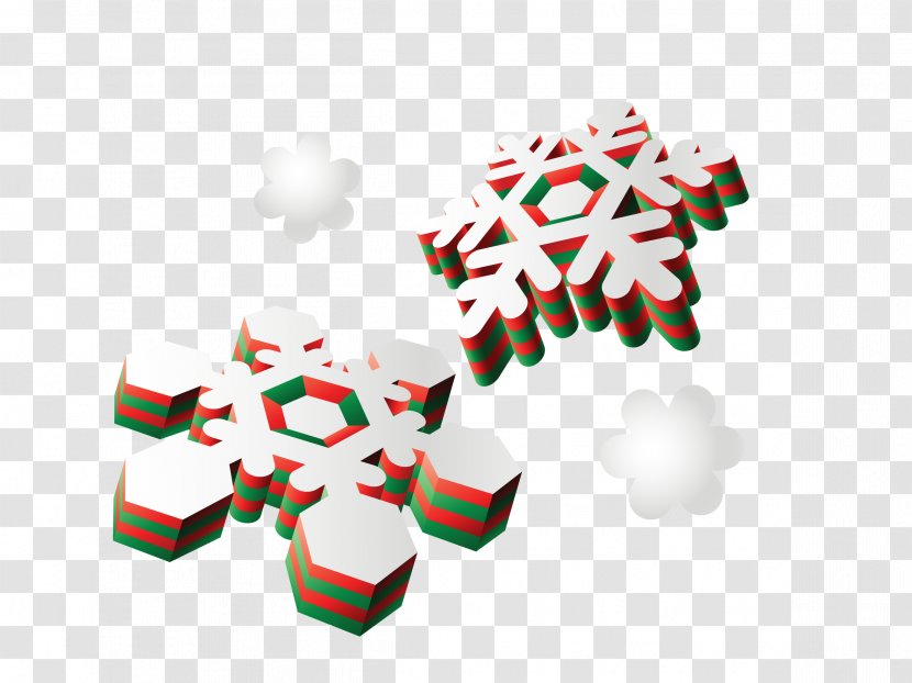 Christmas Decoration Graphic Design - Snow - Cartoon Snowflake Creative Transparent PNG
