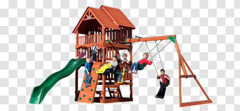 Backyard Discovery Tucson Cedar Swing Set Outdoor Playset Playground Slide Coupon - Wood Transparent PNG
