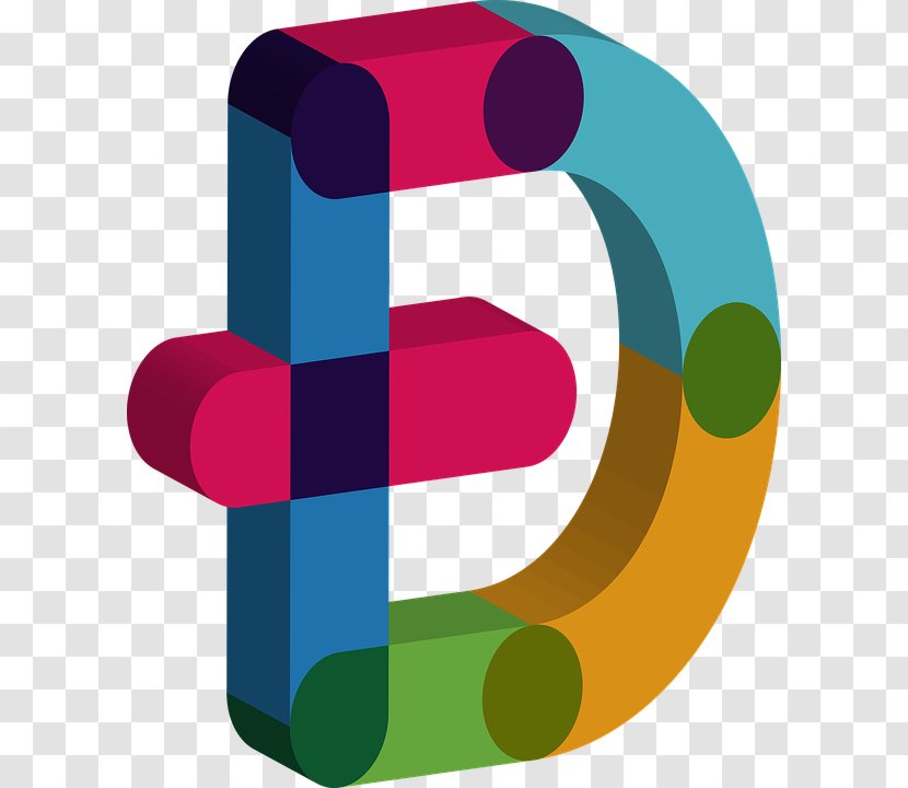 Logo Letter Symbol - Magenta - LETTER D Transparent PNG