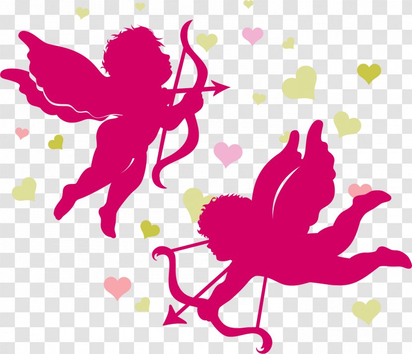 Cupid Valentine's Day Clip Art - Moths And Butterflies Transparent PNG