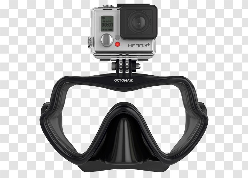 GoPro Hero2 Diving & Snorkeling Masks Scuba Underwater - Freediving Transparent PNG