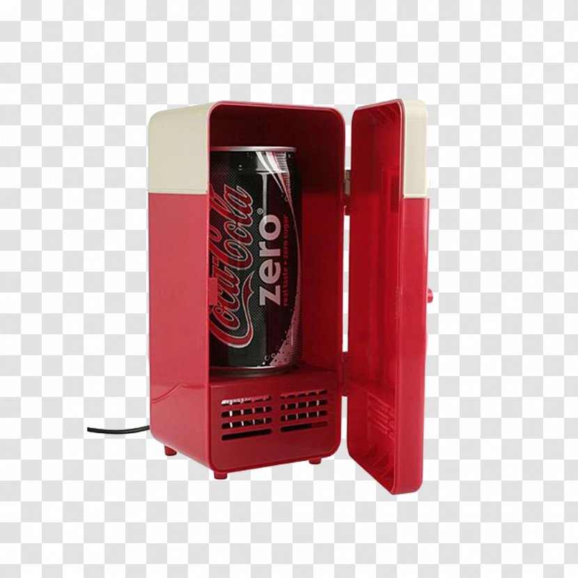 Soft Drink Humidifier Minibar Refrigerator USB - Car Decoration Free Download Transparent PNG