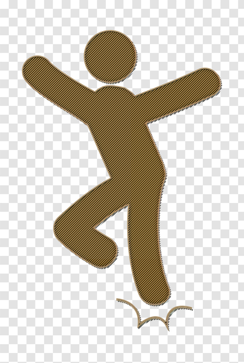 Humans 2 Icon Jump Icon Jumping Man Icon Transparent PNG