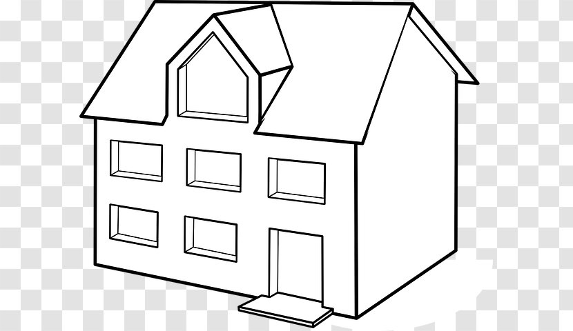 Drawing House Painting Clip Art Building - Threedimensional Space - Home And Family Transparent PNG