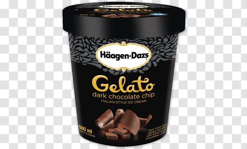 Gelato Ice Cream Stracciatella Sorbet - HAAGEN DAZS Transparent PNG