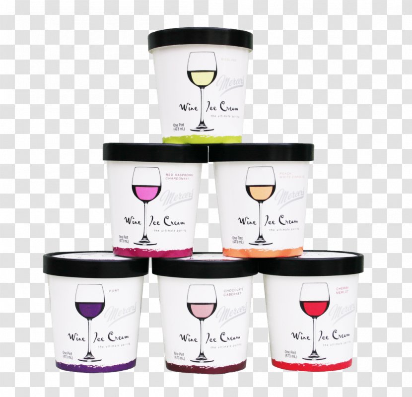 Ice Cream Wine Mercer's Dairy Inc White Zinfandel - Merlot - Cakewine Transparent PNG