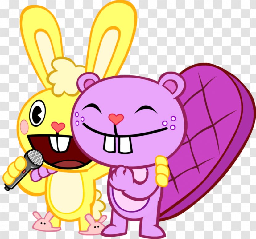 Cuddles Toothy Flaky Flippy Animated Series - Smile Transparent PNG