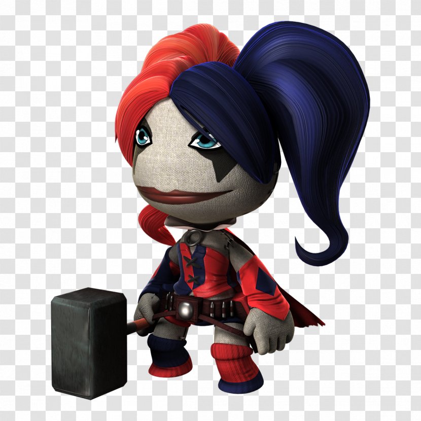 LittleBigPlanet 3 2 Harley Quinn Joker Batgirl - Plush Transparent PNG