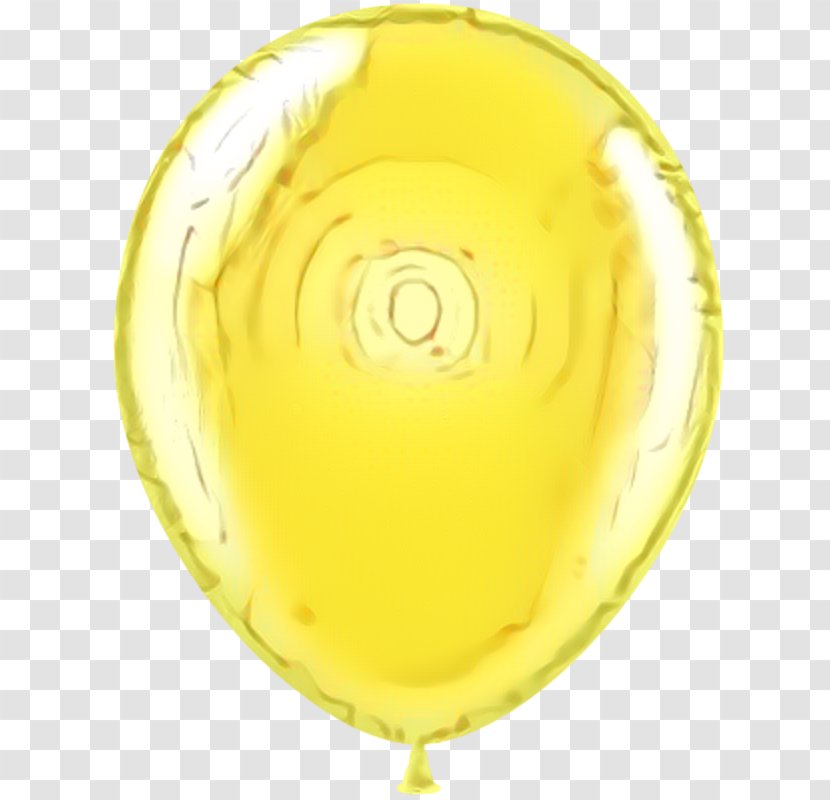 Balloon Cartoon - Yellow - Party Supply Transparent PNG
