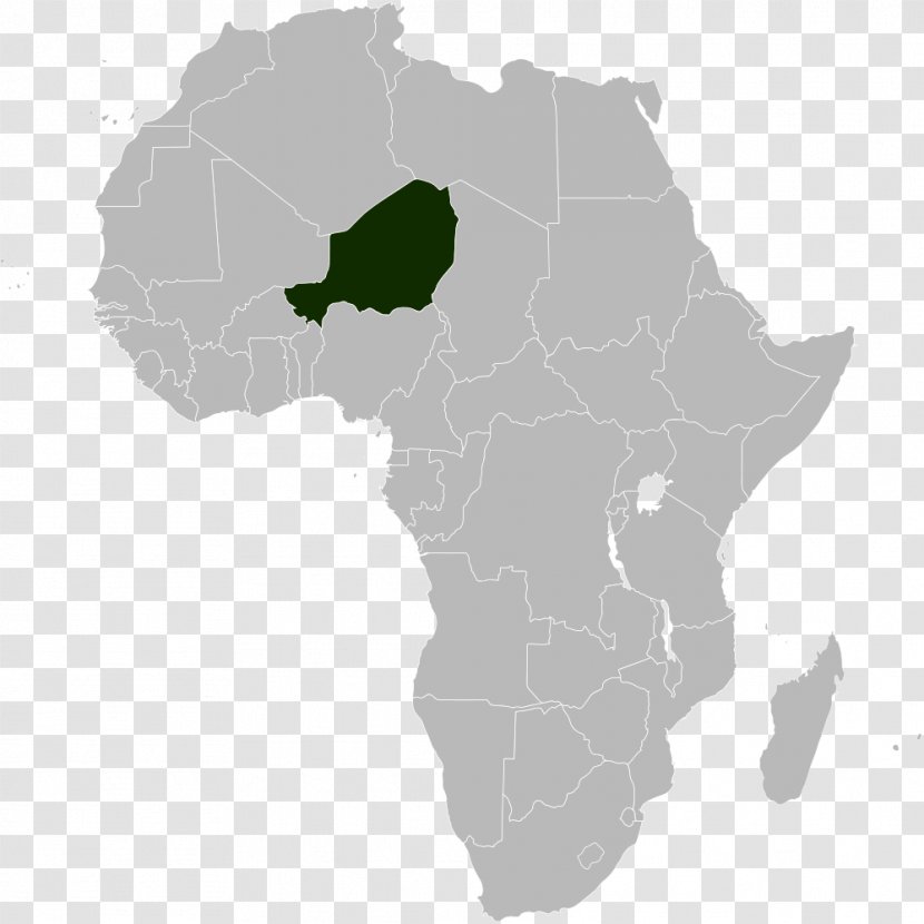 Africa Globe Blank Map Transparent PNG
