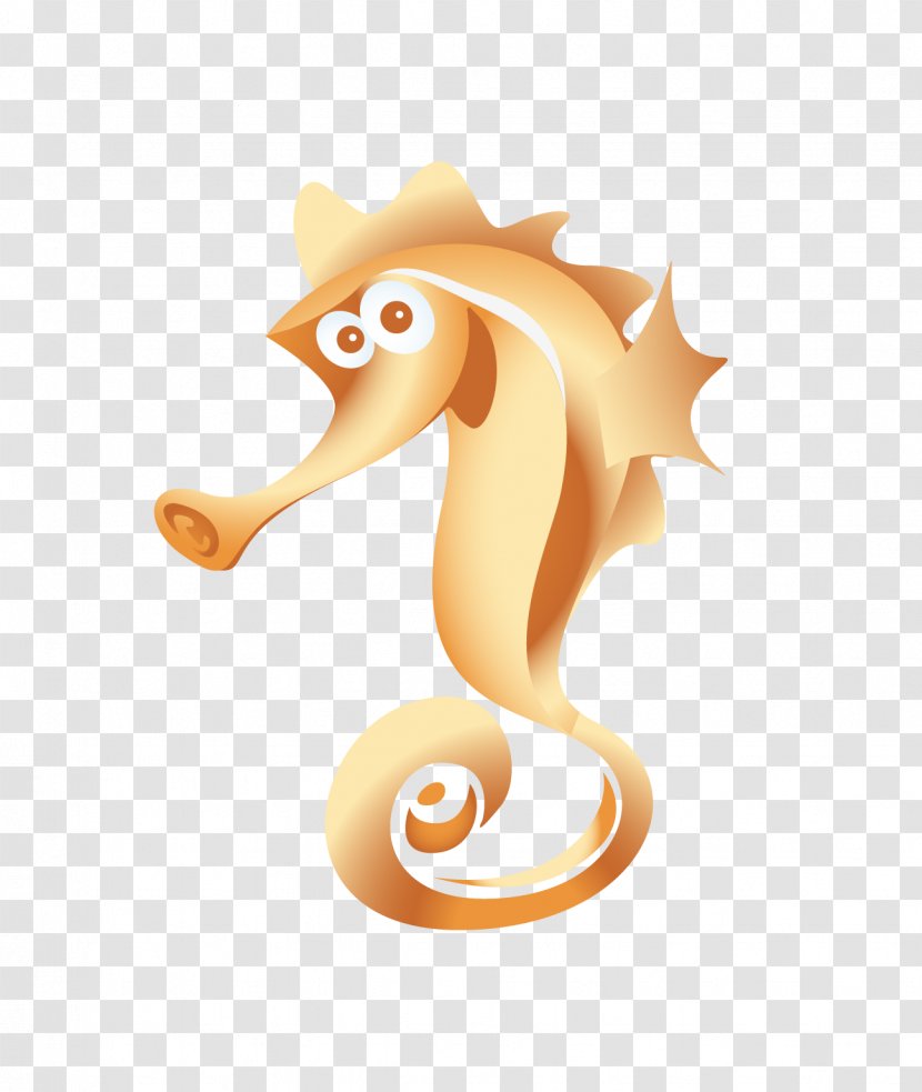Seahorse Cartoon Clip Art - Line - Dragon Transparent PNG