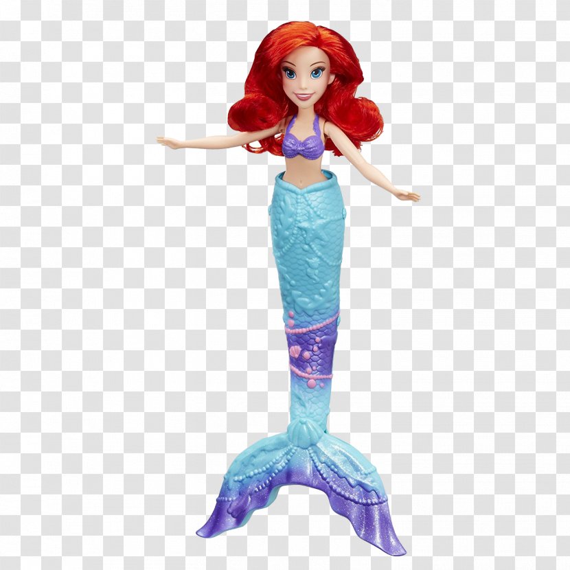 Hasbro Disney Princess Splash Surprise Ariel Doll Fa Mulan Rapunzel Transparent PNG