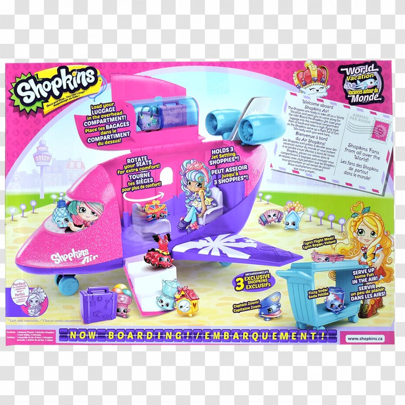 Airplane Shopkins Amazon.com Moose Toys - Doll Transparent PNG