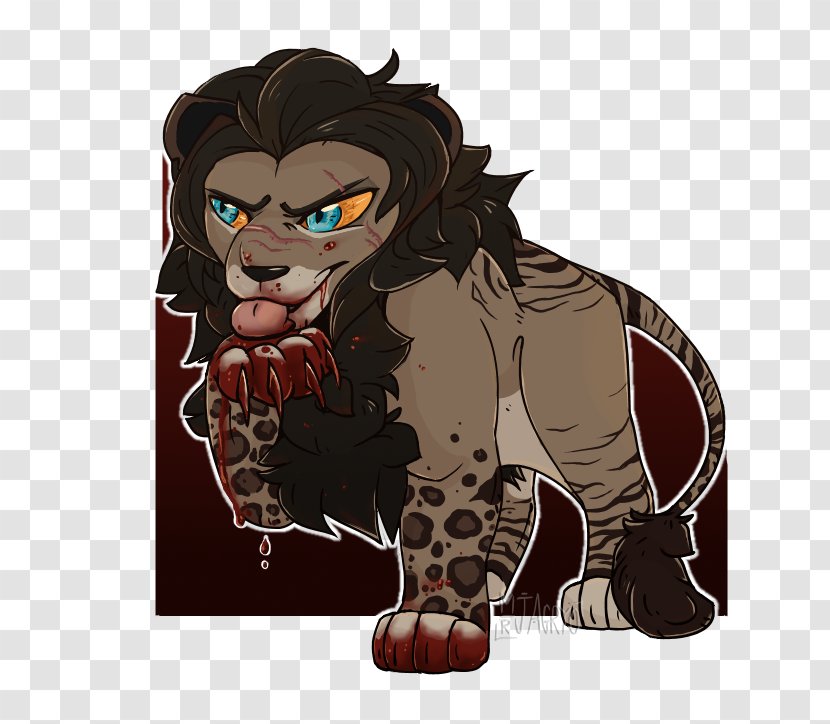 Tiger Cat Demon Cartoon - Flower Transparent PNG