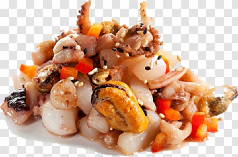 Seafood Fish Squid Cocktail Caribbean Cuisine - Smoking Transparent PNG