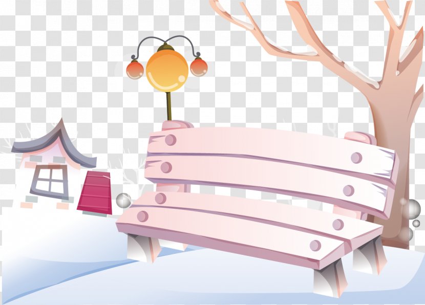 Snow - Winter - Chair Vector Transparent PNG