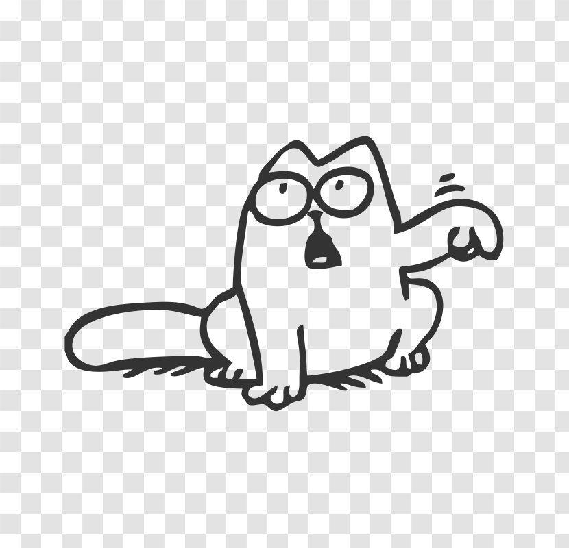 Simon's Cat: Beyond The Fence Decal Sticker Feed Me - Cat Like Mammal Transparent PNG