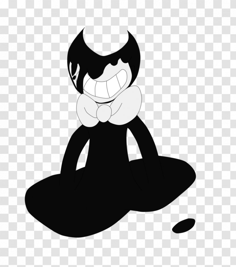Bendy And The Ink Machine Cat Art TheMeatly Games - Drawing Transparent PNG