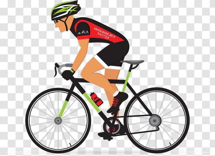 Cycling On Bicycle - Stock Photography - Swim Bike Run Transparent PNG