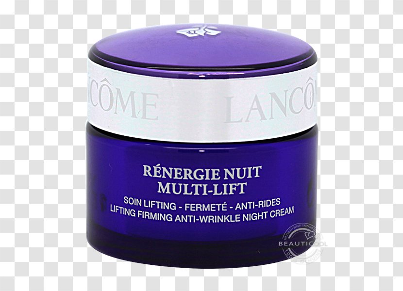 Anti-aging Cream Lancôme Rénergie Multi-lift Night Wrinkle - Skin Care - Anti-Wrinkle Transparent PNG