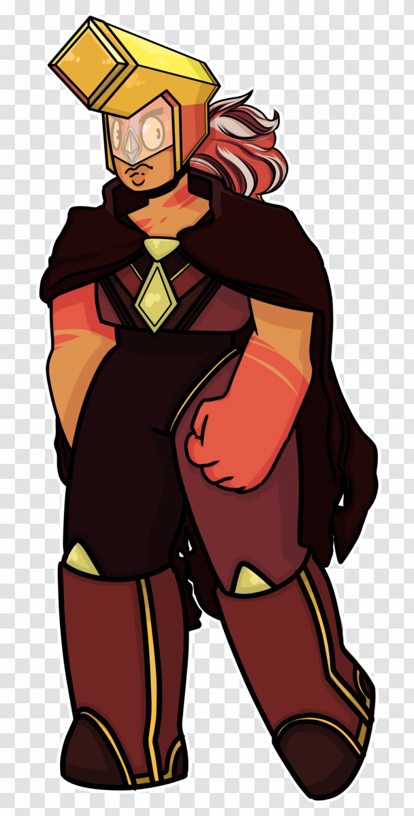 Garnet Steven Universe Jasper Television Pilot Fan Art - Show - Helmet Transparent PNG