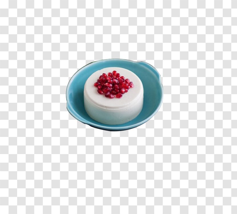 Coconut Cake Milk Cream Adzuki Bean Pastry - Double Skin - Pomegranate Red Transparent PNG