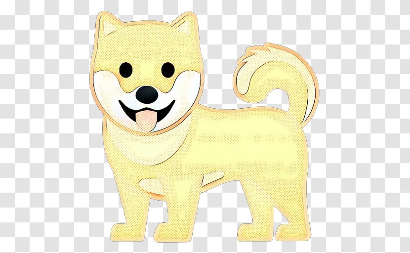 Dog Shiba Inu Animal Figure Yellow Cartoon - Vintage - Akita Transparent PNG