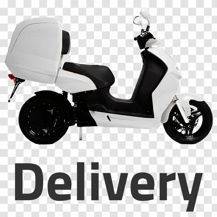 Electric Motorcycles And Scooters Vehicle Delivery - Scooter Transparent PNG