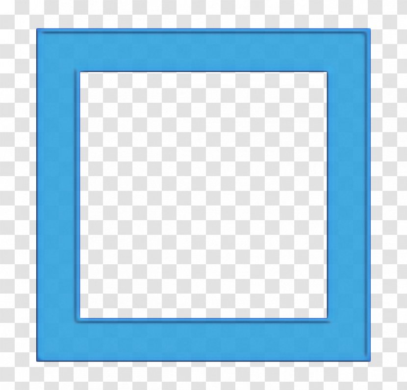 Background Blue Frame - Sky - Rectangle Turquoise Transparent PNG